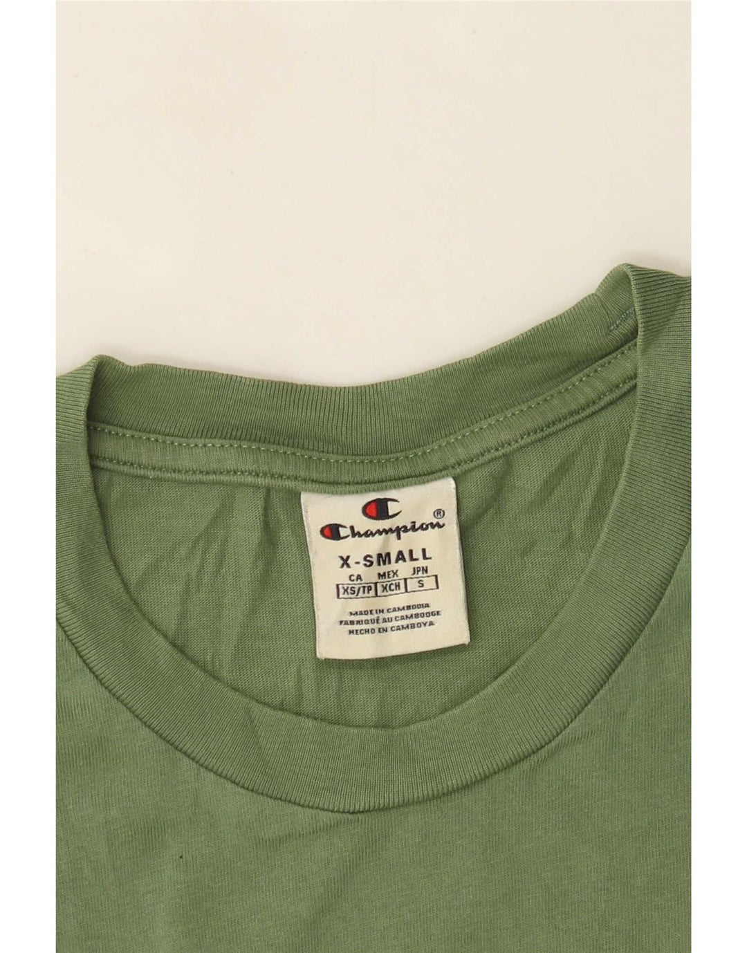 Camiseta gráfica masculina Champion XS verde