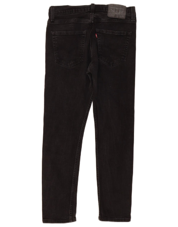Calça jeans masculina Levi's 512 Slim Tapered W32 L30 algodão preto