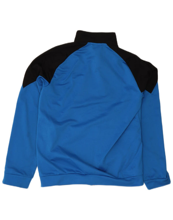 Jaqueta Puma Boys Graphic Tracksuit Top 13-14 anos Azul Colorblock