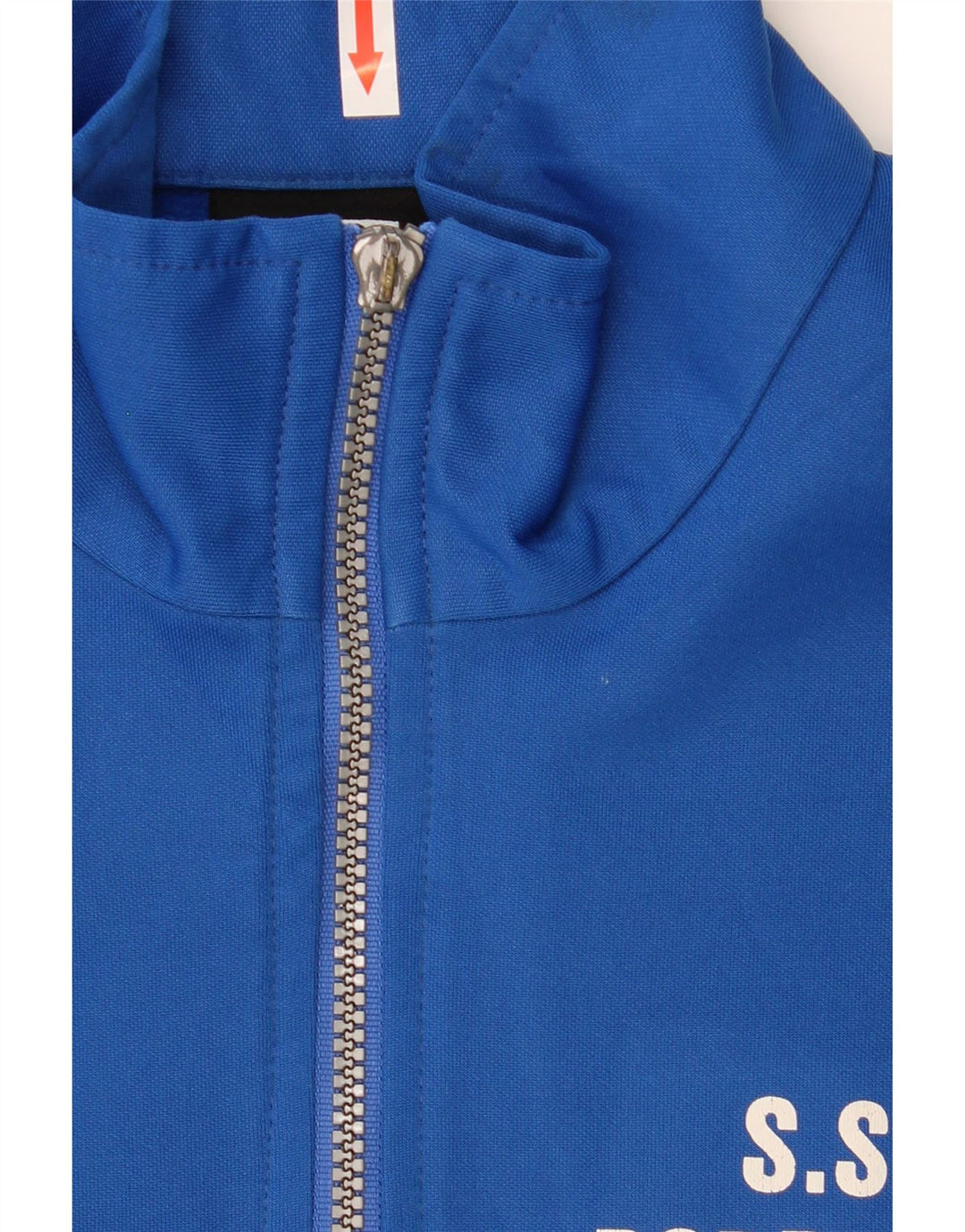 Errea Mens Zip Neck Pulôver Treino Top Grande Azul