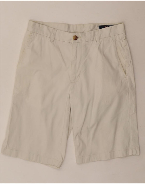 VINEYARD VINES Mens Chino Shorts W30 Médio Algodão Branco