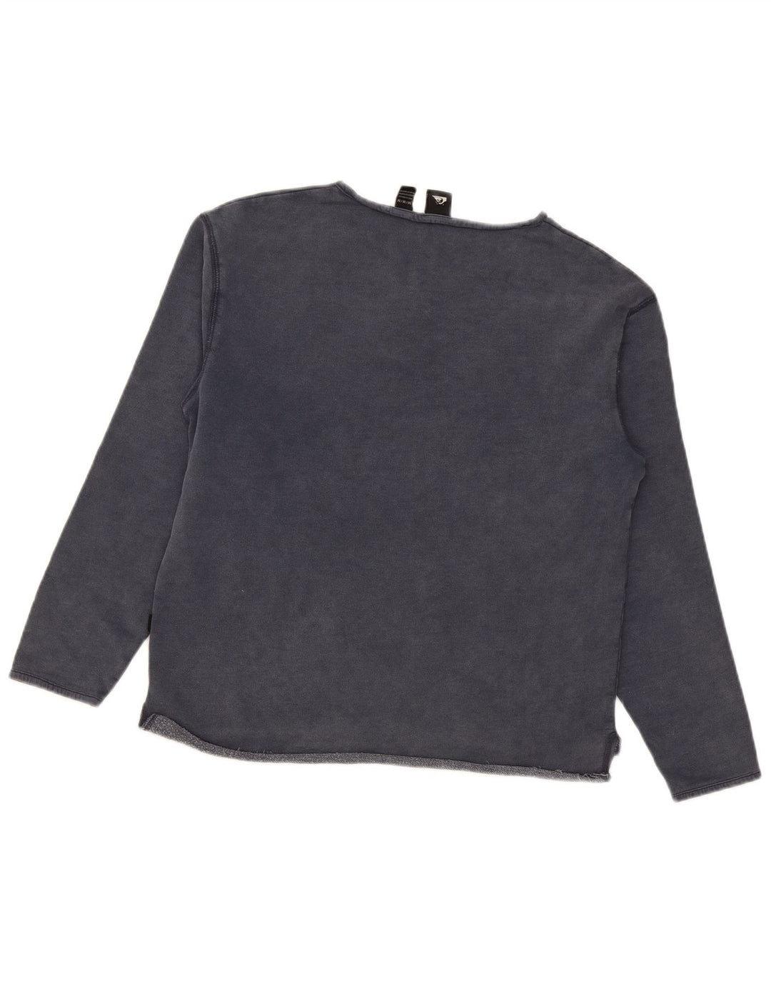 Quiksilver moletom feminino jumper UK 14 médio azul marinho algodão