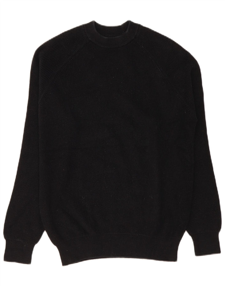 Zara Suéter masculino com gola redonda pequeno preto