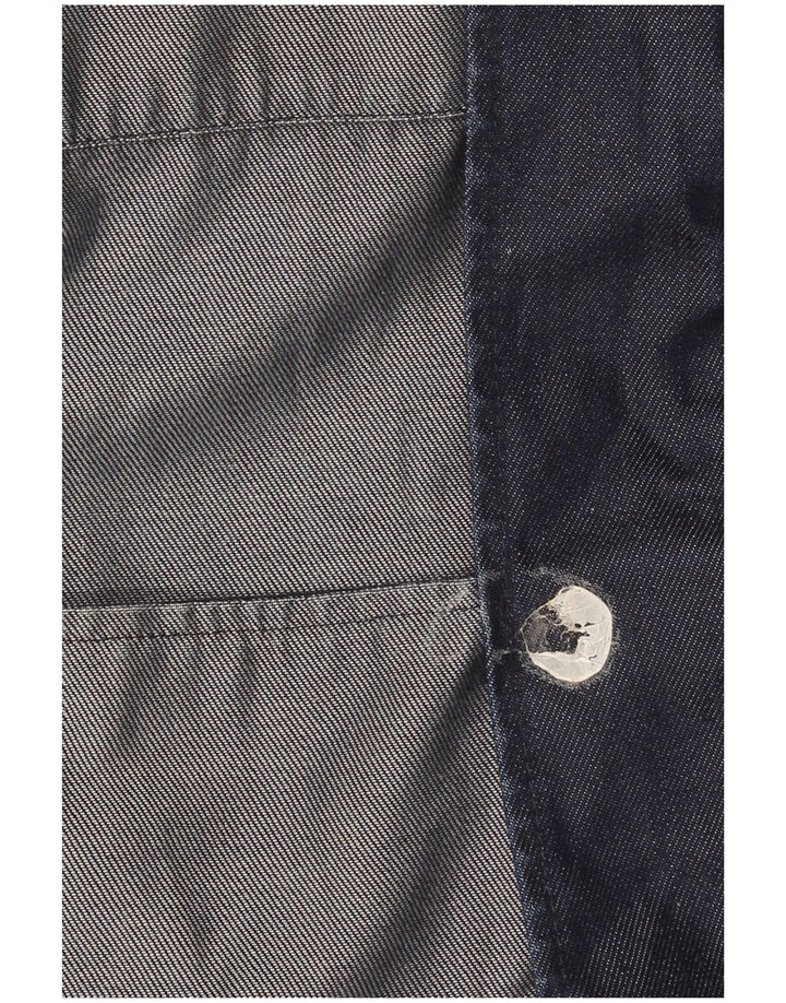 Jaqueta jeans masculina Engelbert Strauss UK 46 3XL algodão azul