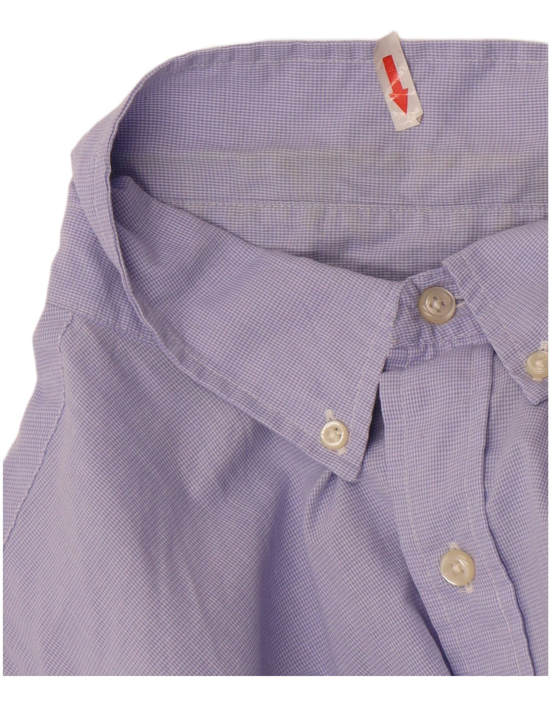 Camisa masculina de manga curta Chaps 2XL algodão houndstooth roxo