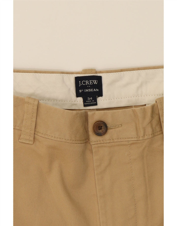 J. CREW Mens Chino Shorts W34 Large  Beige Cotton Vintage J. Crew and Second-Hand J. Crew from Messina Hembry 