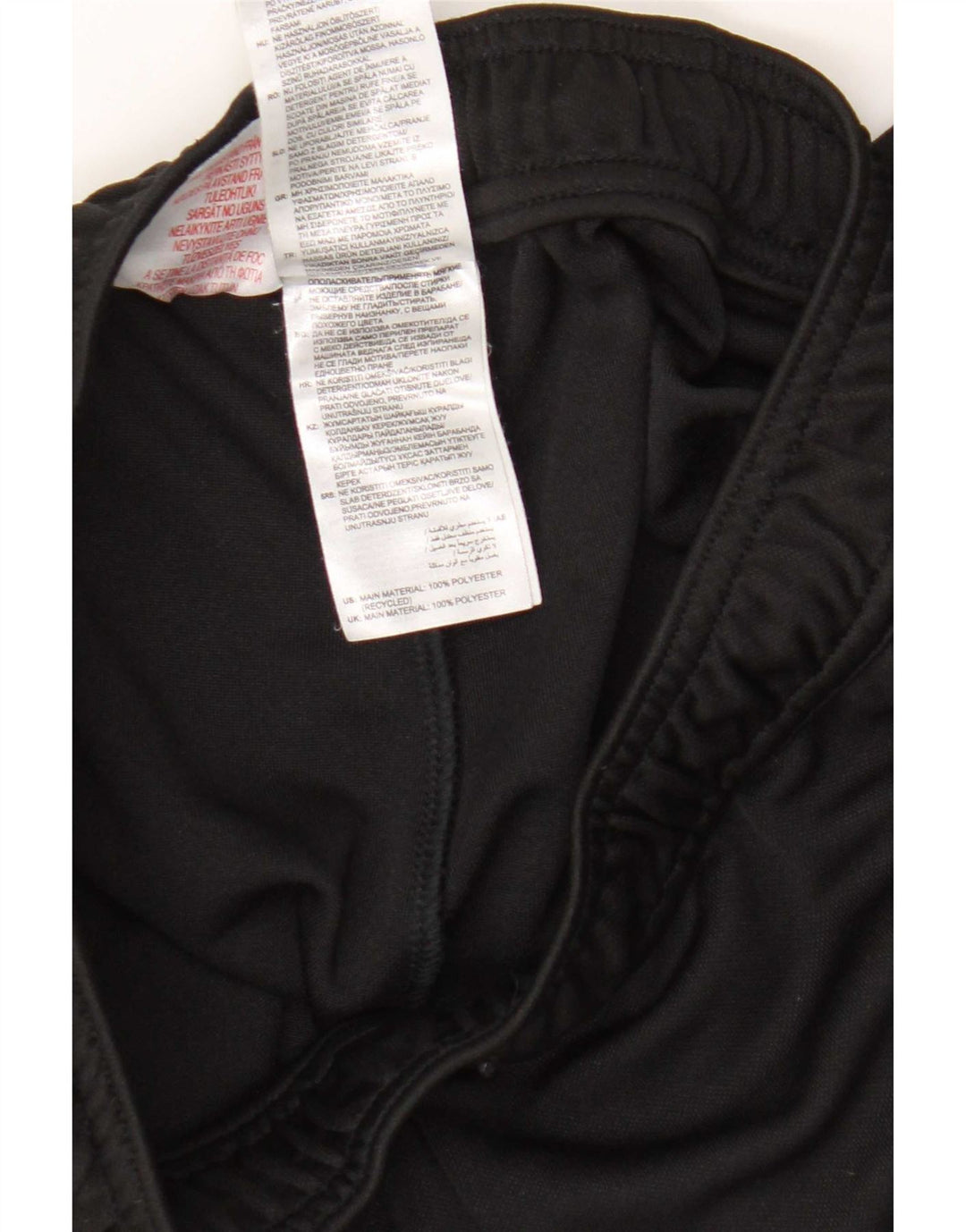 Shorts esportivos gráficos Adidas meninos 13-14 anos preto poliéster