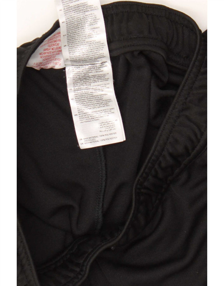 Shorts esportivos gráficos Adidas meninos 13-14 anos preto poliéster