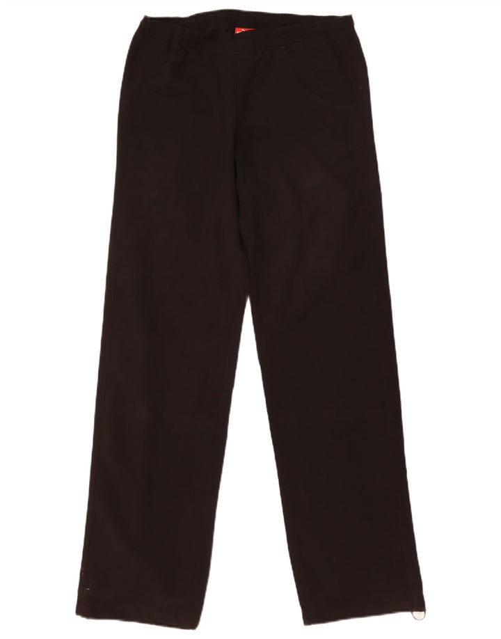 Calça de treino feminina Puma UK 10 pequena poliéster preto