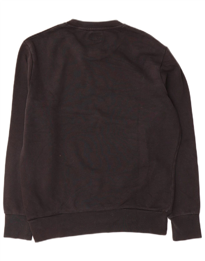 Levi's moletom gráfico masculino jumper pequeno algodão preto