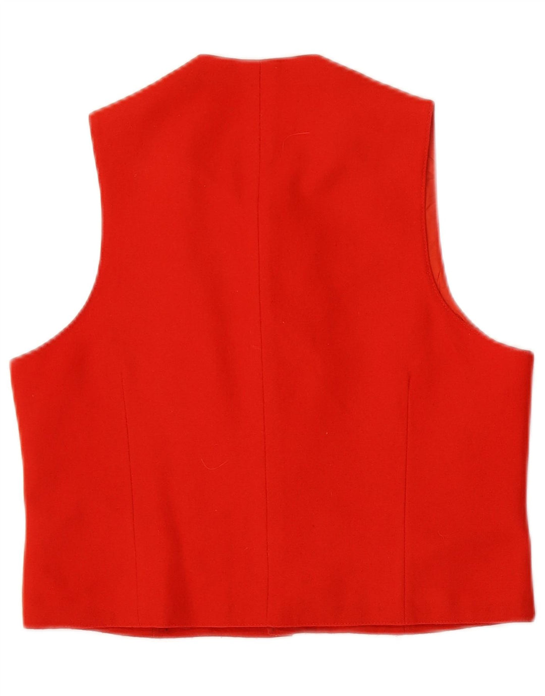 Colete feminino vintage UK 12 vermelho médio