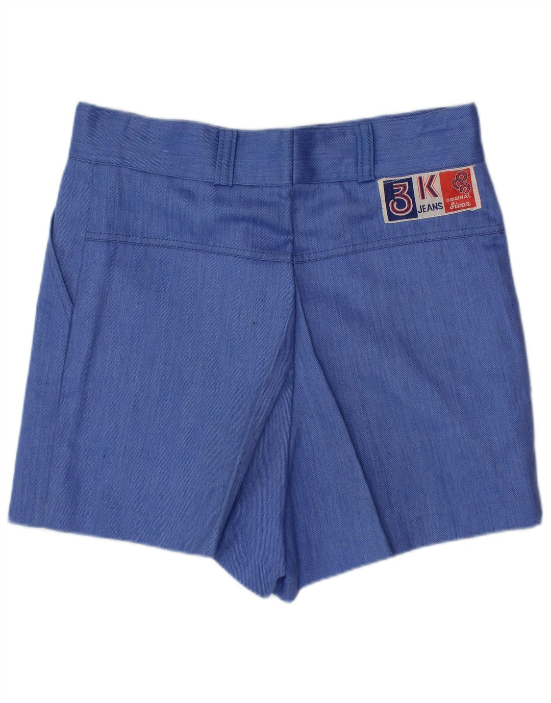 Shorts feminino casual SIVAR IT 40 pequeno W26 algodão azul