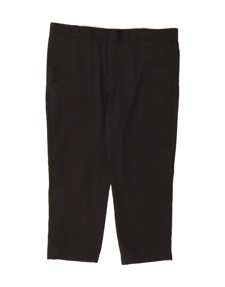 DICKIES Mens Straight Chino Trousers W44 L30 Black Cotton Vintage Dickies and Second-Hand Dickies from Messina Hembry 