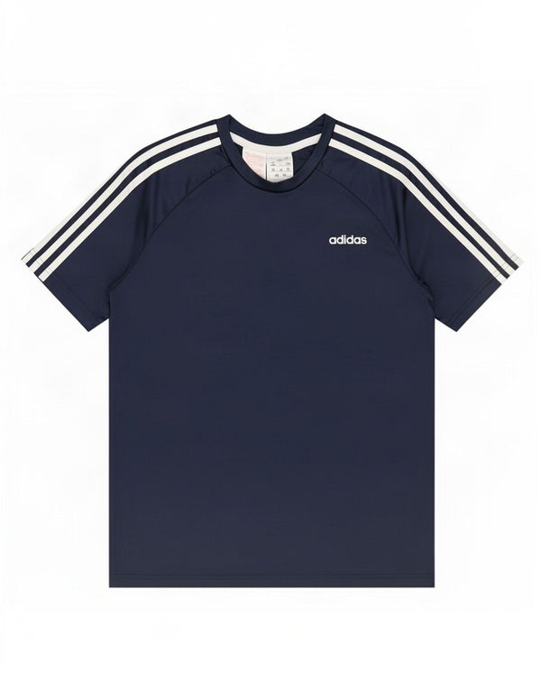 Camiseta Adidas Menino Climalite Top 13-14 Anos Azul Marinho Poliéster