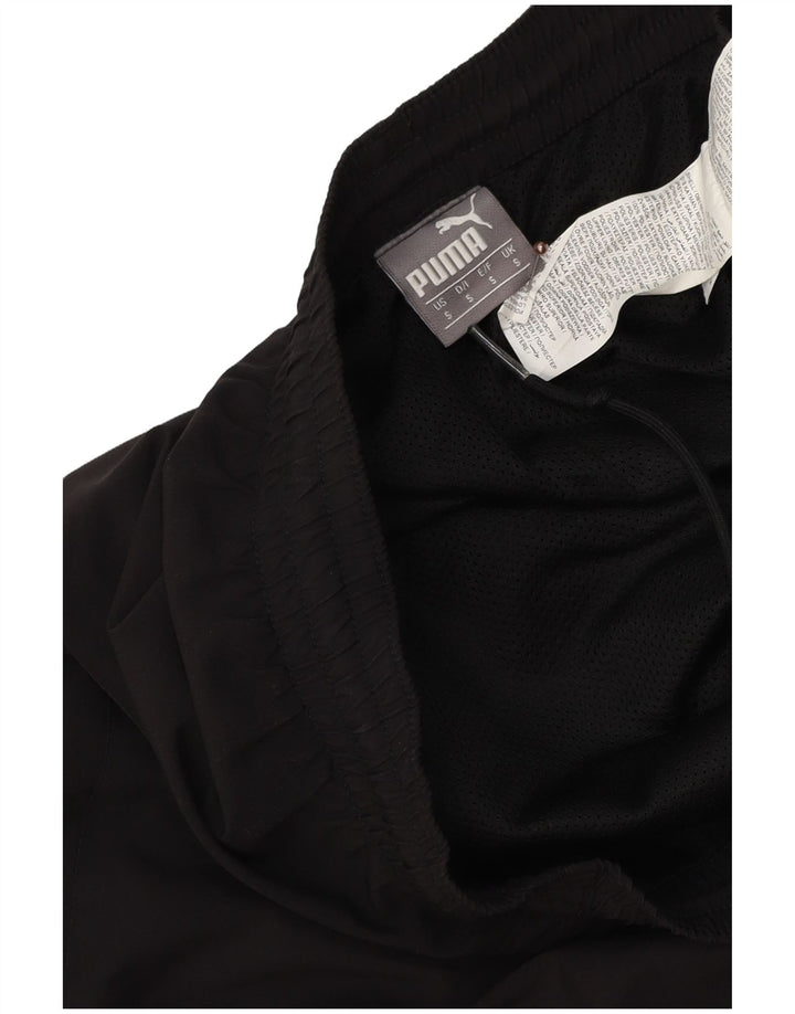 Calça de treino masculina PUMA pequena poliéster preta