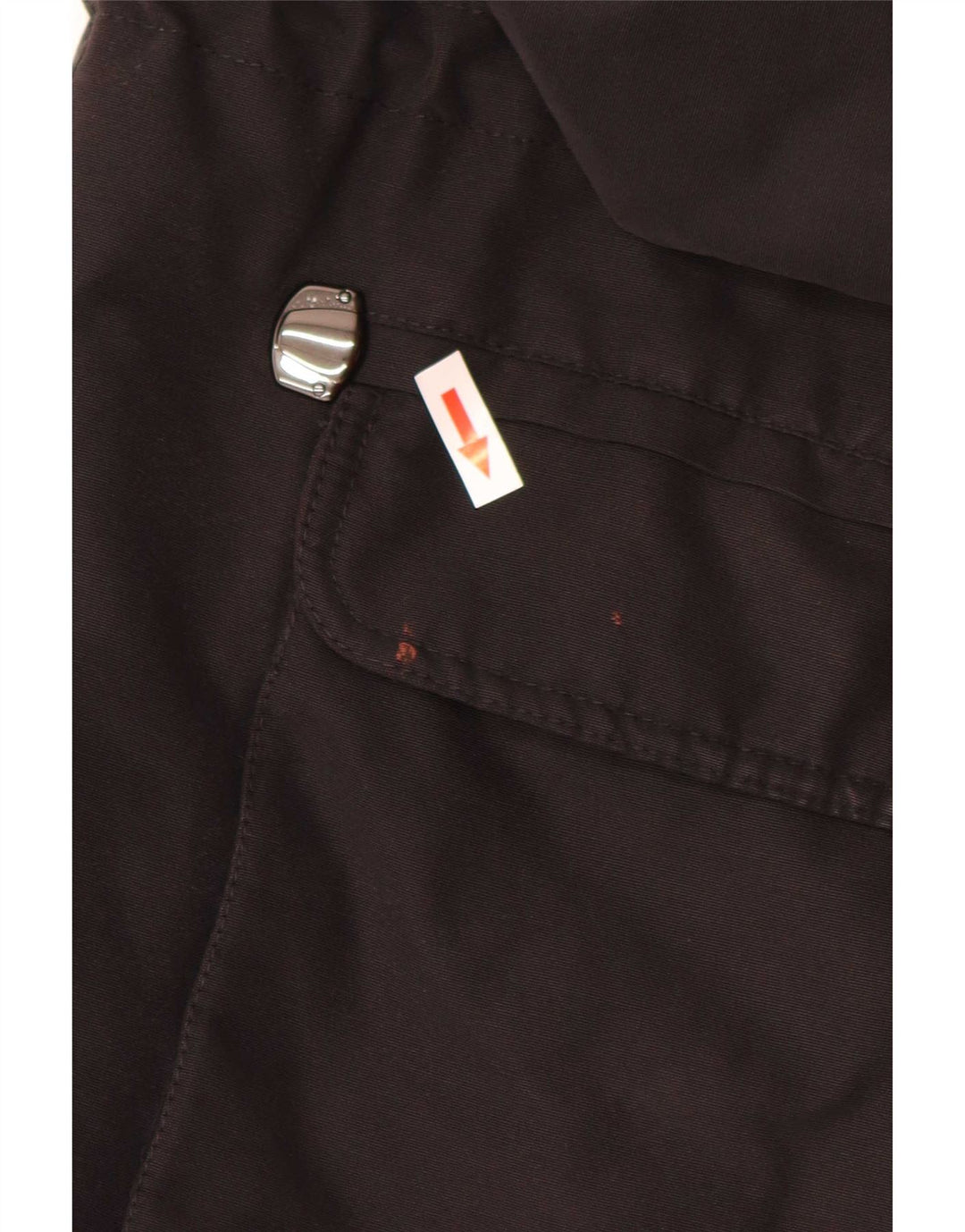 Jaqueta utilitária masculina Piero Guidi UK 42 XL algodão preto