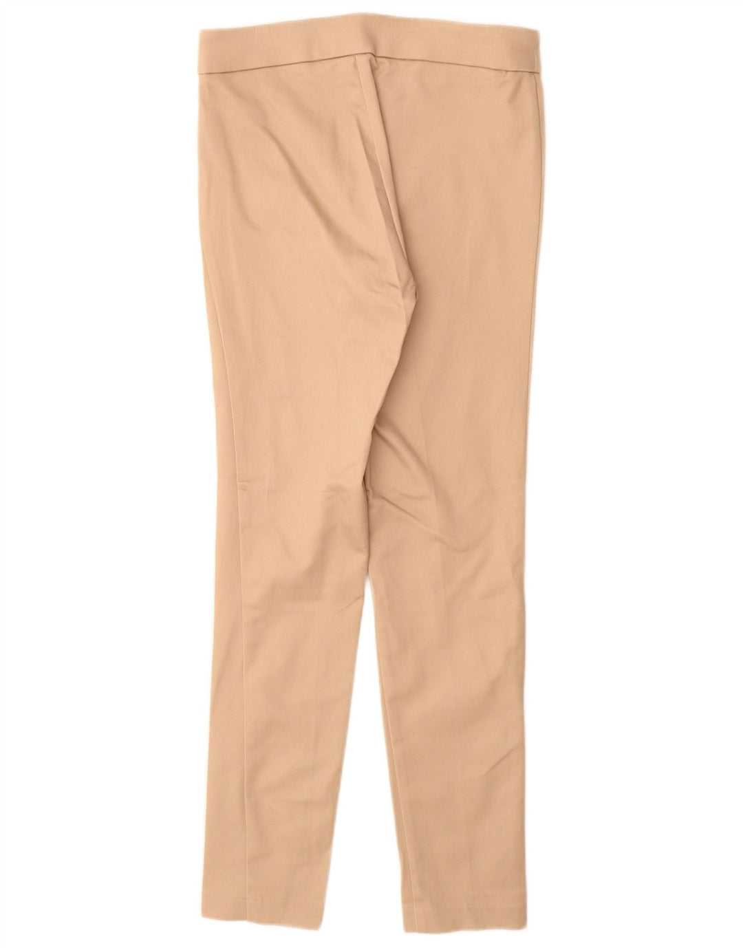 Calça skinny feminina Calvin Klein pequena W27 L28 poliéster bege