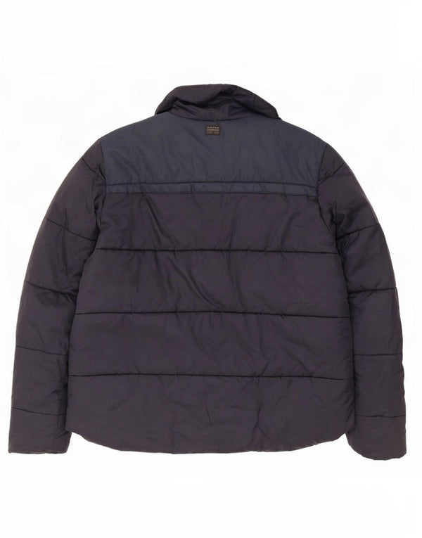 Jaqueta acolchoada masculina G-Star UK 44 2XL poliéster azul marinho