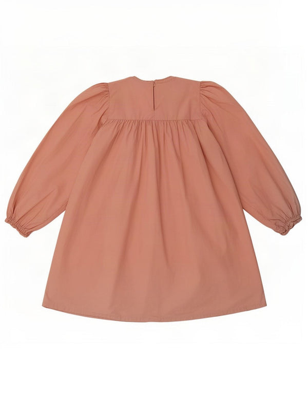 Blusa feminina Zara manga comprida oversized top UK 12 rosa médio