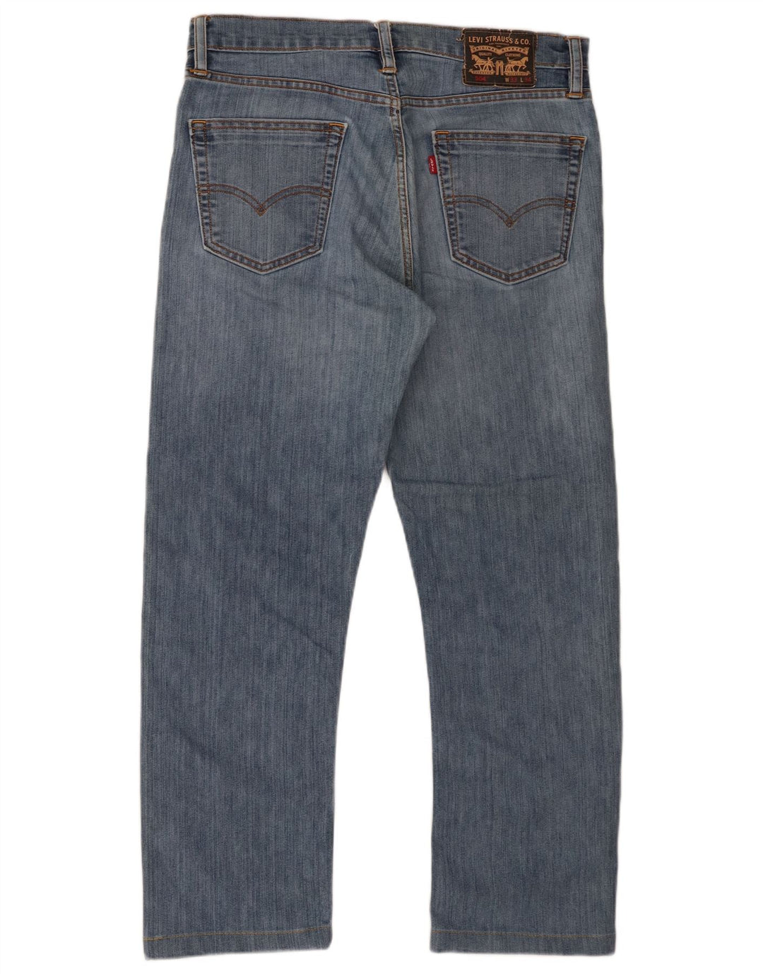 Levi's Masculino 504 Straight Jeans W33 L27 Azul Algodão
