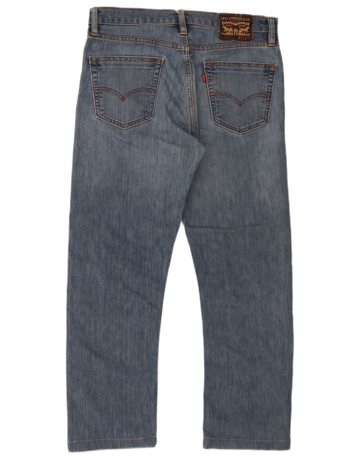 Levi's Masculino 504 Straight Jeans W33 L27 Azul Algodão