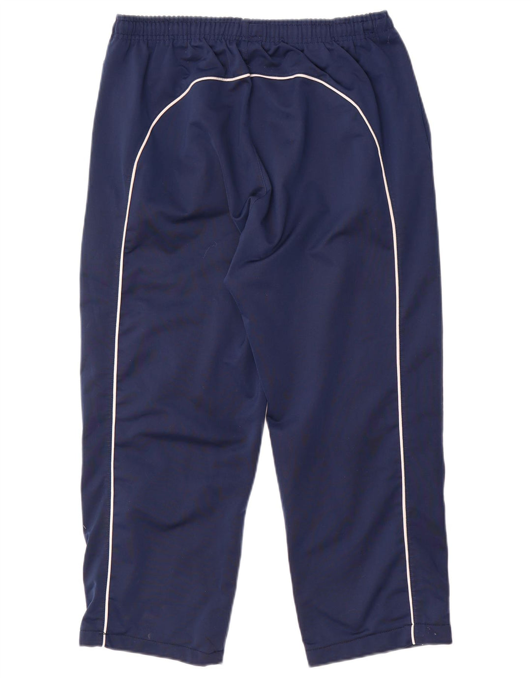 Calça de treino masculina Asics Crop grande poliéster azul marinho