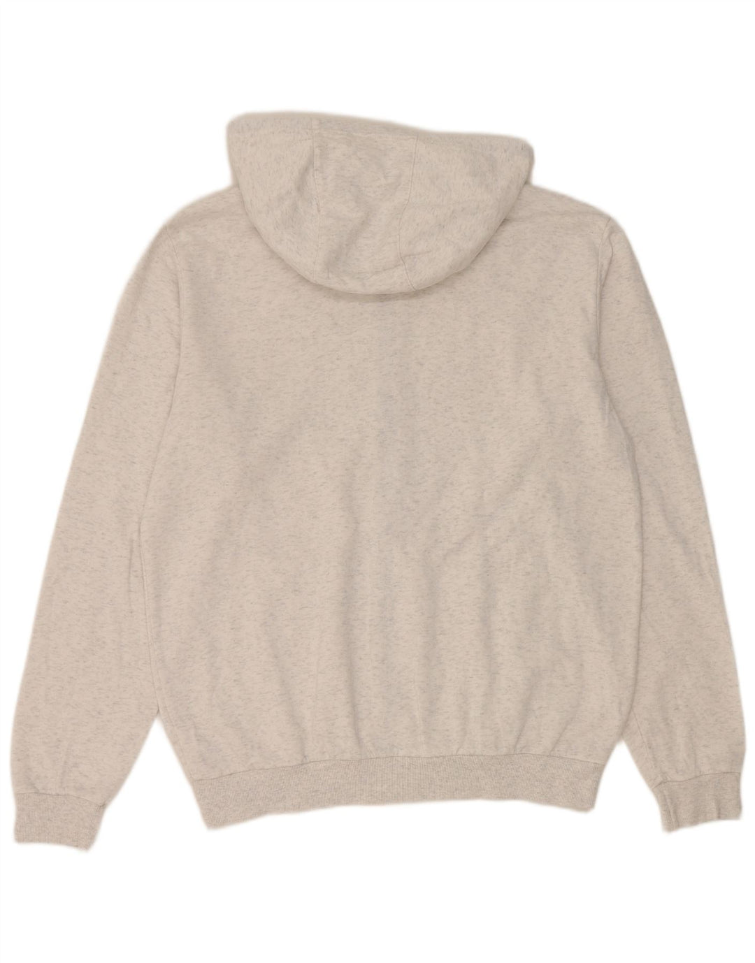 Suéter masculino Adidas com capuz e zíper gráfico médio off white manchado
