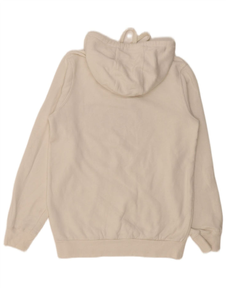 Suéter feminino com capuz gráfico RIP CURL US 14 XL algodão branco