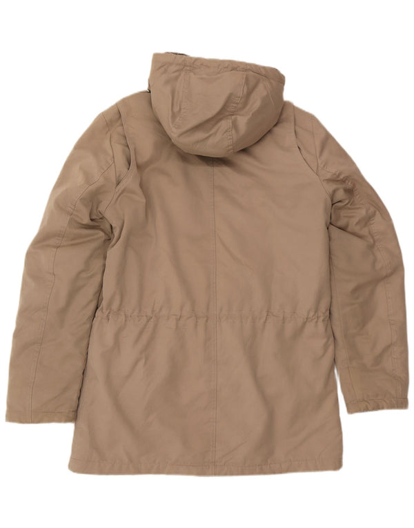 Jaqueta Parka masculina Harmont & Blaine com capuz Reino Unido 40 Grande Bege