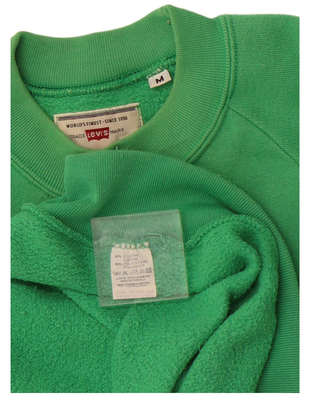 LEVI'S Moletom Masculino Jumper Médio Algodão Verde