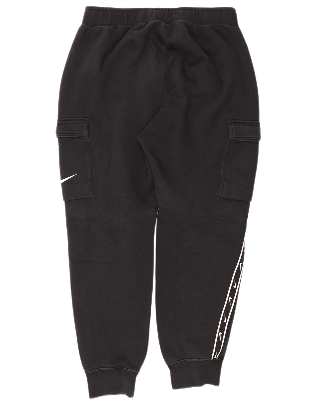 Calça de treino masculina NIKE Graphic Cargo Joggers médio preto algodão