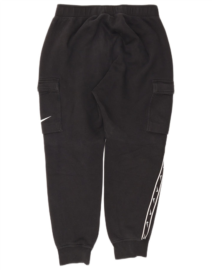 Calça de treino masculina NIKE Graphic Cargo Joggers médio preto algodão