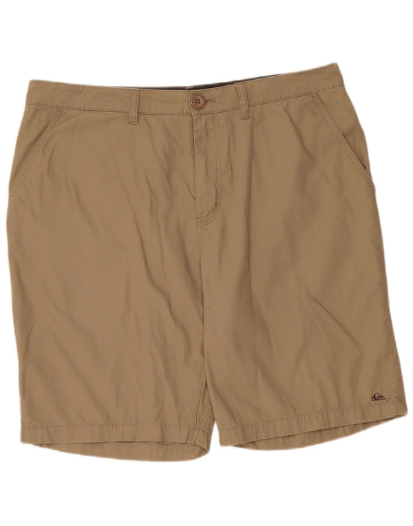 Quiksilver Mens Chino Shorts W36 Grande Algodão Bege