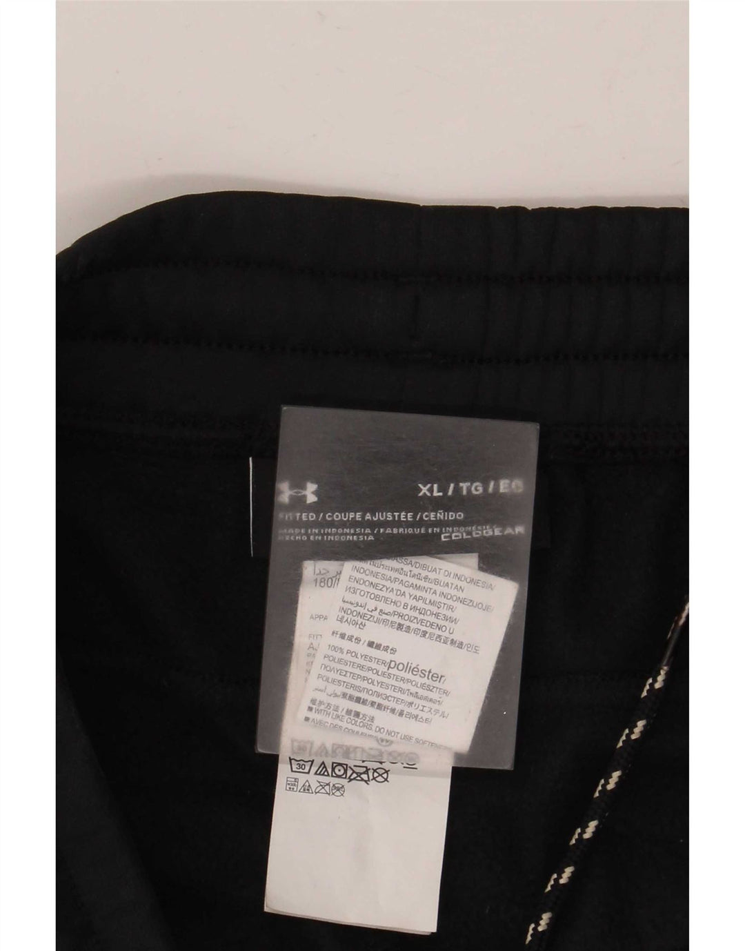 Under Armour Mens Cold Gear Calças de treino Joggers XL poliéster preto