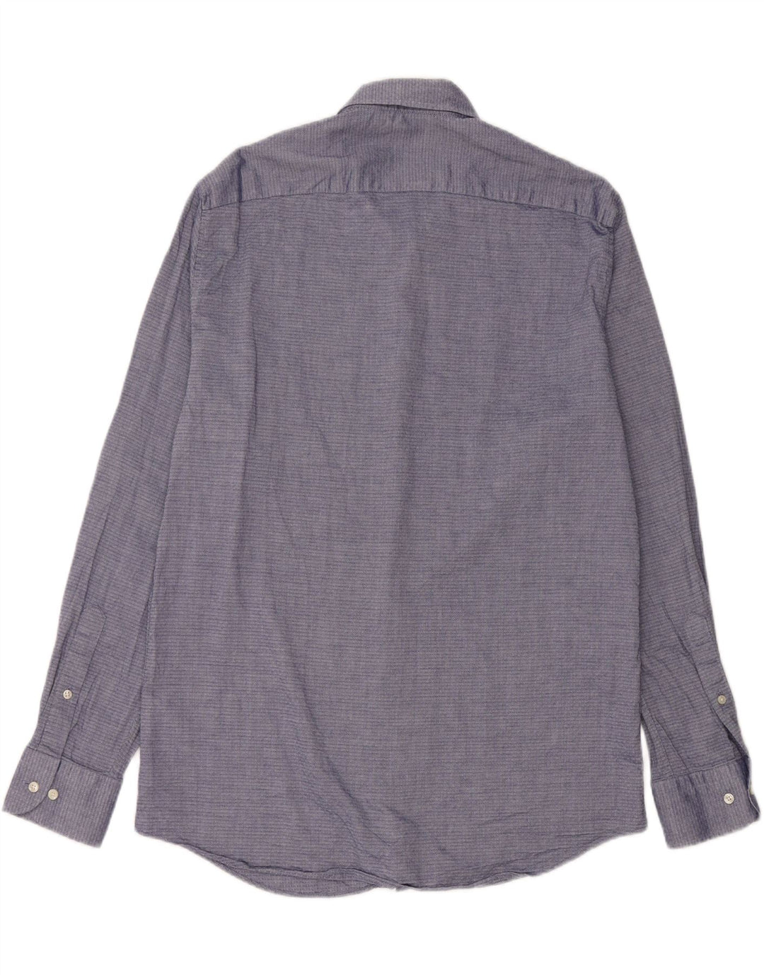 Camisa masculina Tommy Hilfiger tamanho 42 16 1/2 médio azul marinho geométrico