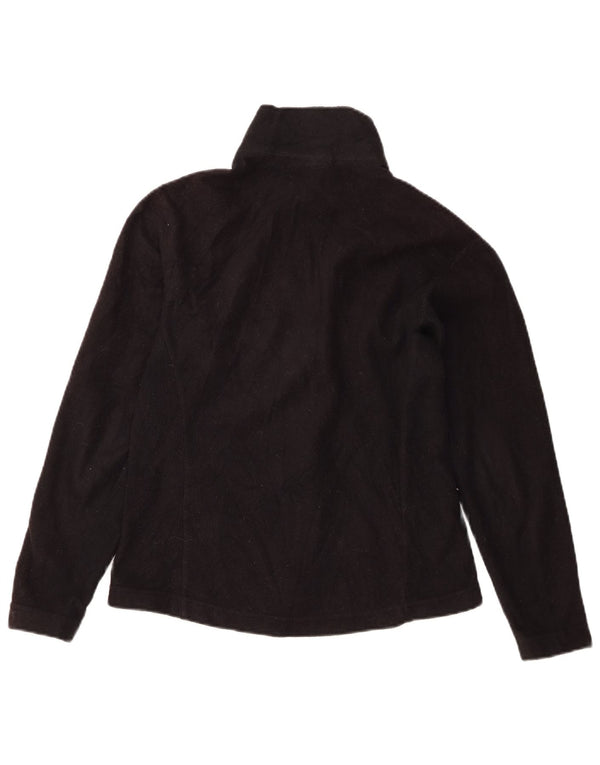 Jaqueta de lã feminina Patagonia UK 10 poliéster preto pequeno