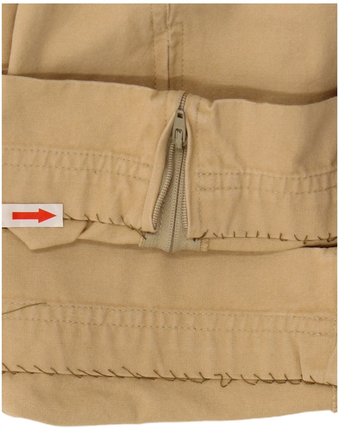 Fila Mens Straight Cargo Calças W38 L29 Algodão Bege