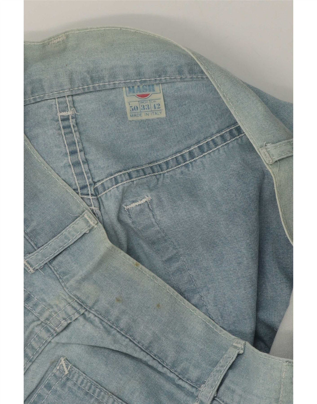 Shorts jeans masculino Mash W33 algodão azul médio