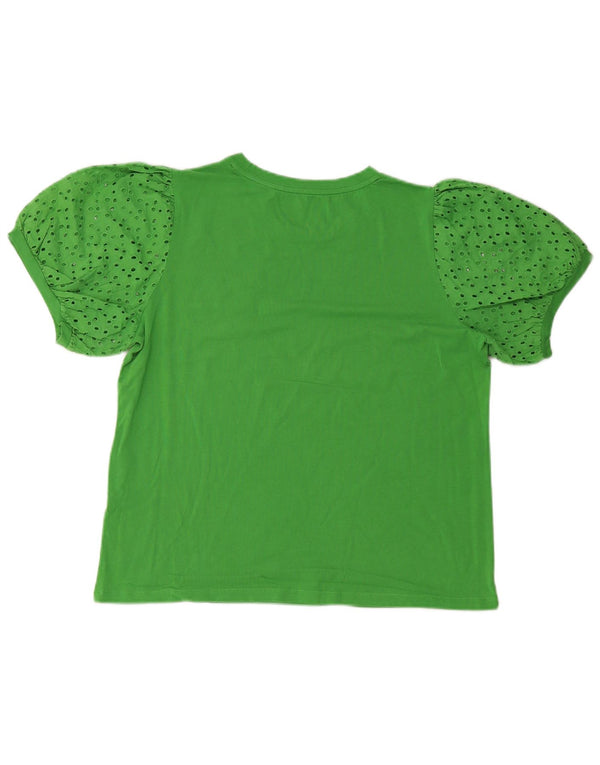 Camiseta feminina TOMMY HILFIGER UK 16 grande verde