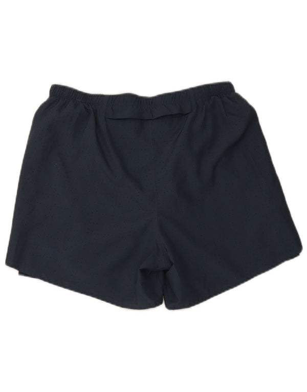 Shorts esportivos masculinos Nike Dri Fit médio azul marinho poliéster