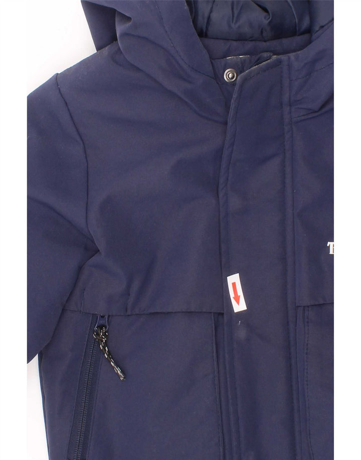 Casaco Timberland Boys com capuz acolchoado 4-5 anos azul marinho poliéster