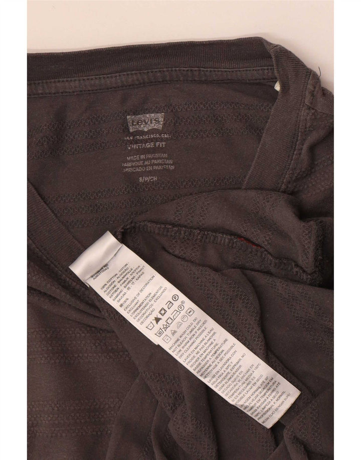Camiseta masculina Levi's Vintage Fit top pequeno algodão cinza