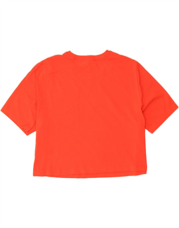 NIKE Womens Crop T-Shirt Top UK 18 XL Orange Cotton Vintage Nike and Second-Hand Nike from Messina Hembry 