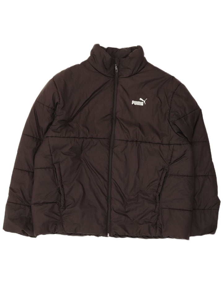 Jaqueta acolchoada masculina Puma UK 42 XL poliéster preto