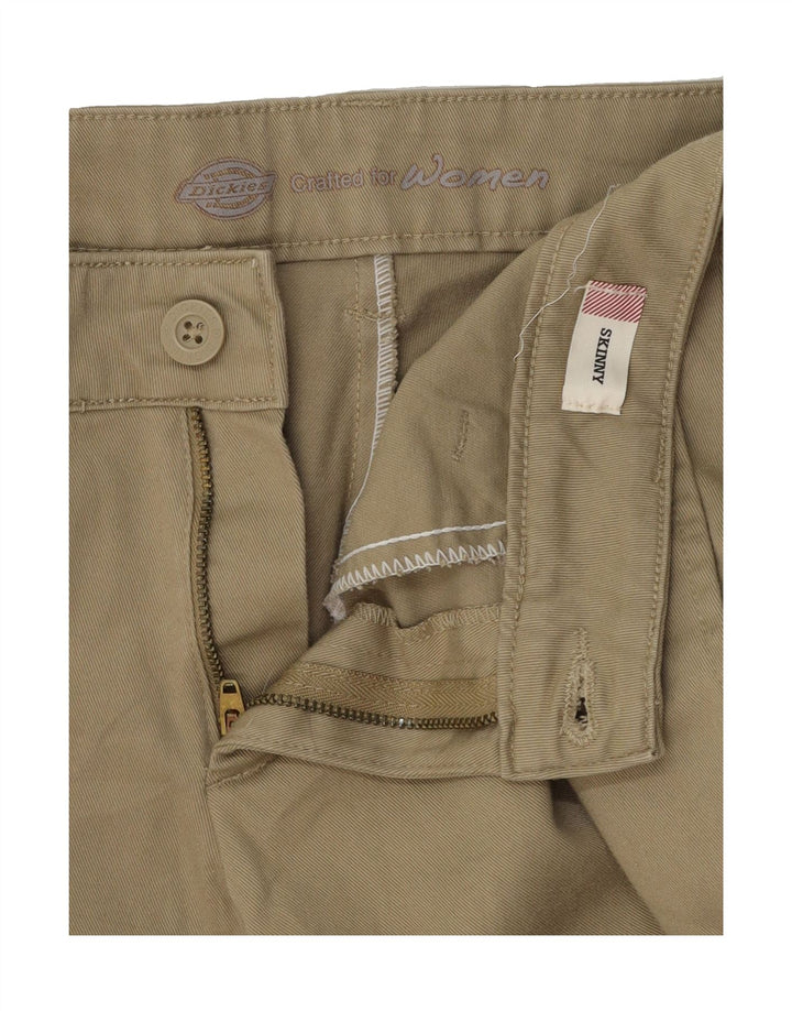 DICKIES Womens Skinny Chino Trousers W32 L32 Beige Vintage Dickies and Second-Hand Dickies from Messina Hembry 