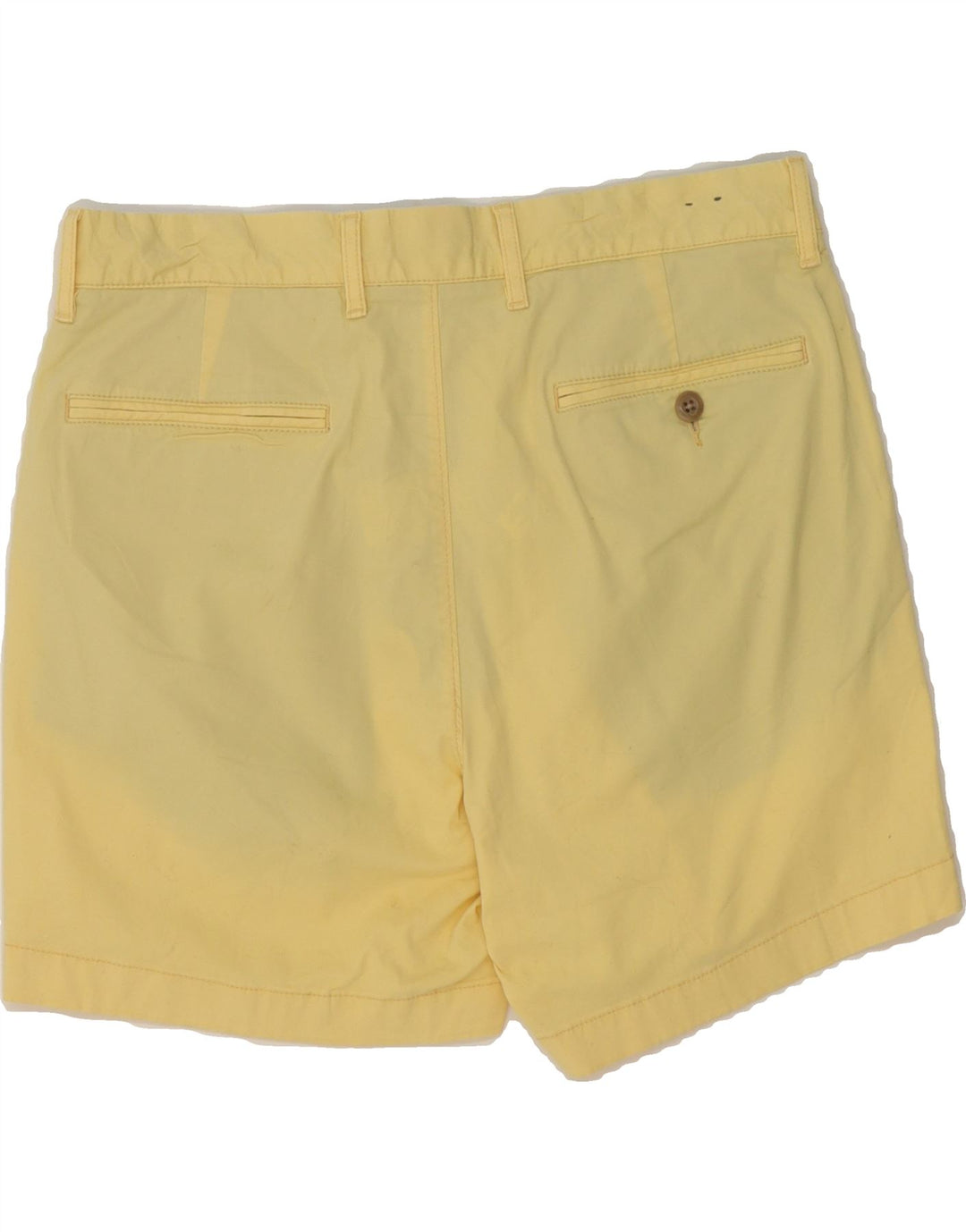 J. CREW Womens Chino Shorts W30 Medium  Yellow Cotton Vintage J. Crew and Second-Hand J. Crew from Messina Hembry 