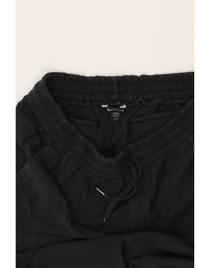 ATHLETA Mens Sport Shorts XL Black Cotton Vintage Athleta and Second-Hand Athleta from Messina Hembry 