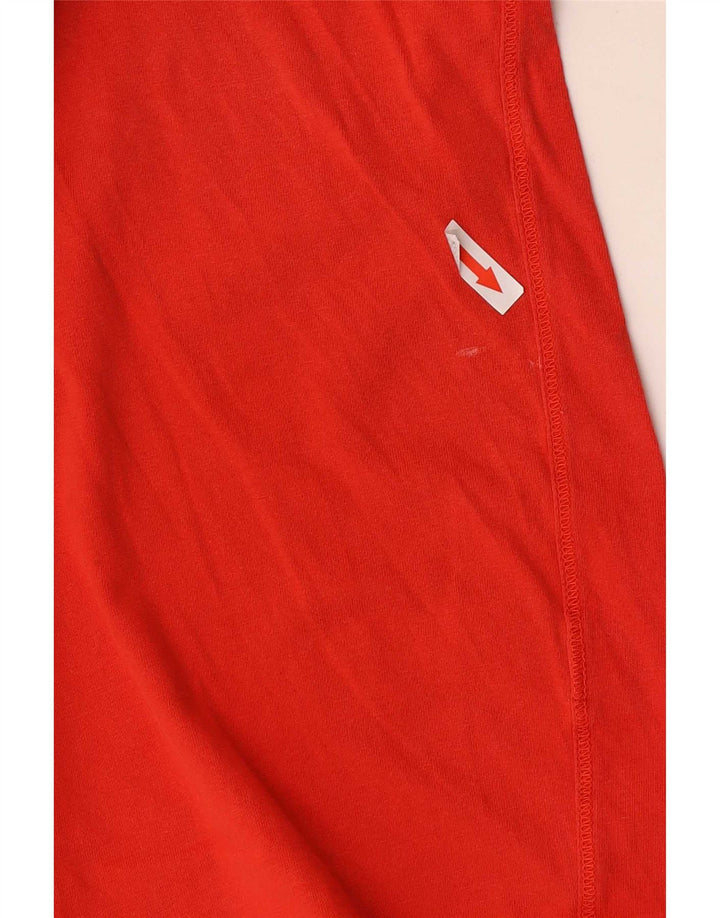 Puma Mens Graphic Vest Top Grande Bloco Colorido Vermelho