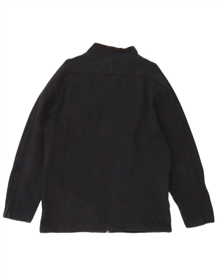 Jaqueta de treino masculina Weird Fish grande algodão azul marinho