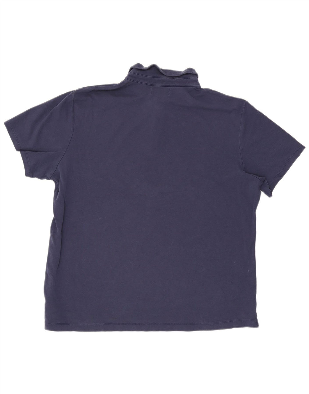 Camisa polo masculina Orvis 2XL algodão azul marinho